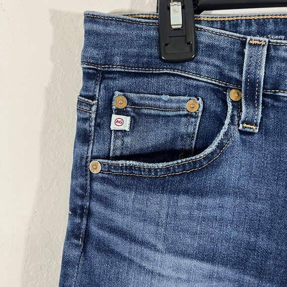 Adriano Goldschmeid Farrah Ankle Dark Wash Skinny Jeans Size 29 Style PW33418 - Picture 6 of 12